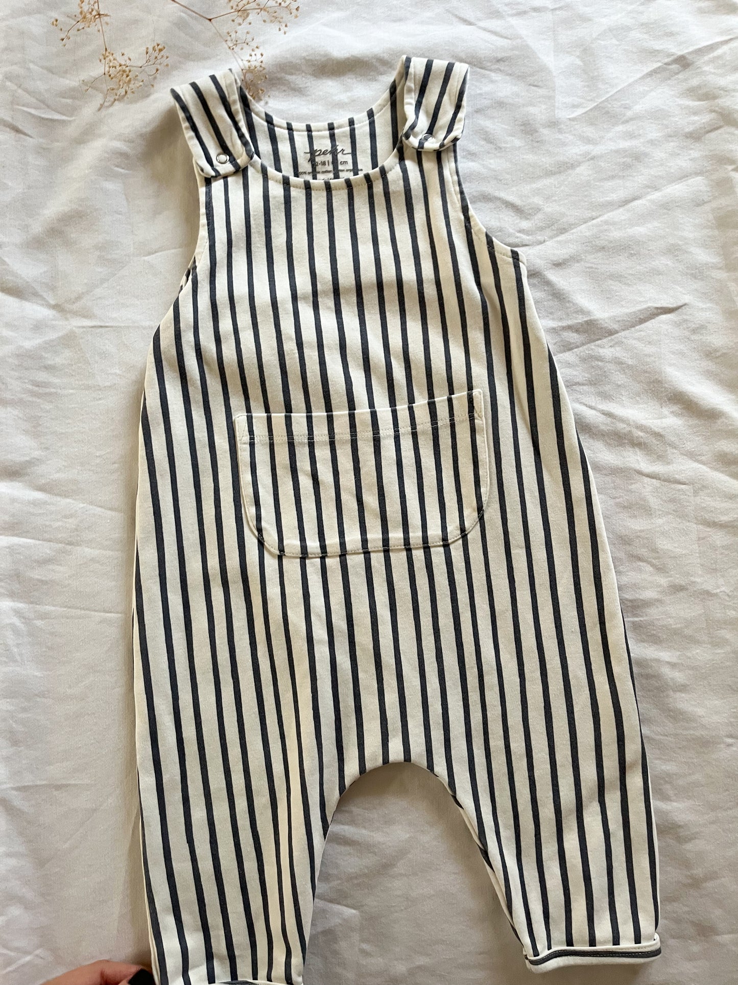 Pehr blue striped jumpsuit (12/18)