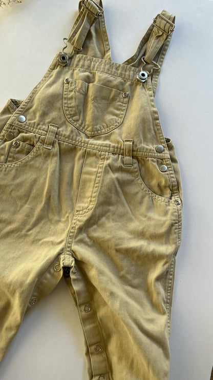 Vintage beige overalls (24 months)