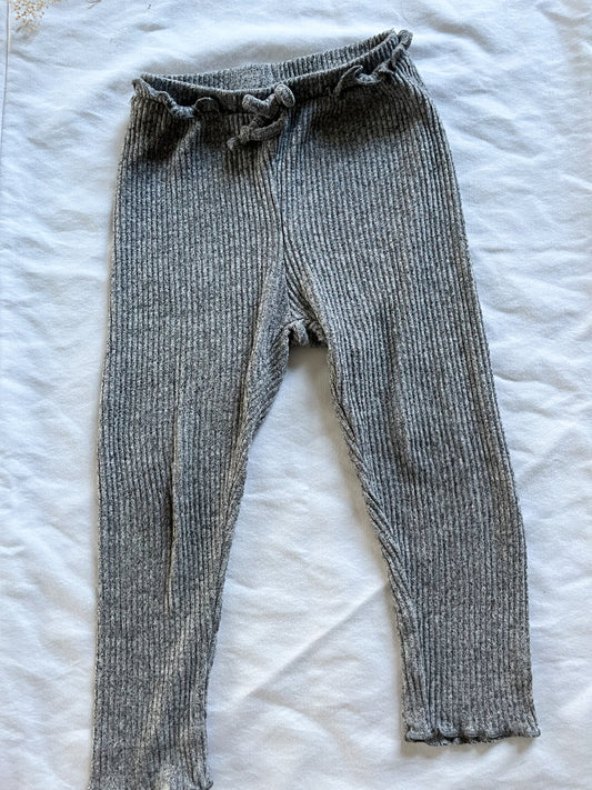 Zara ribbed leggings (3/4)