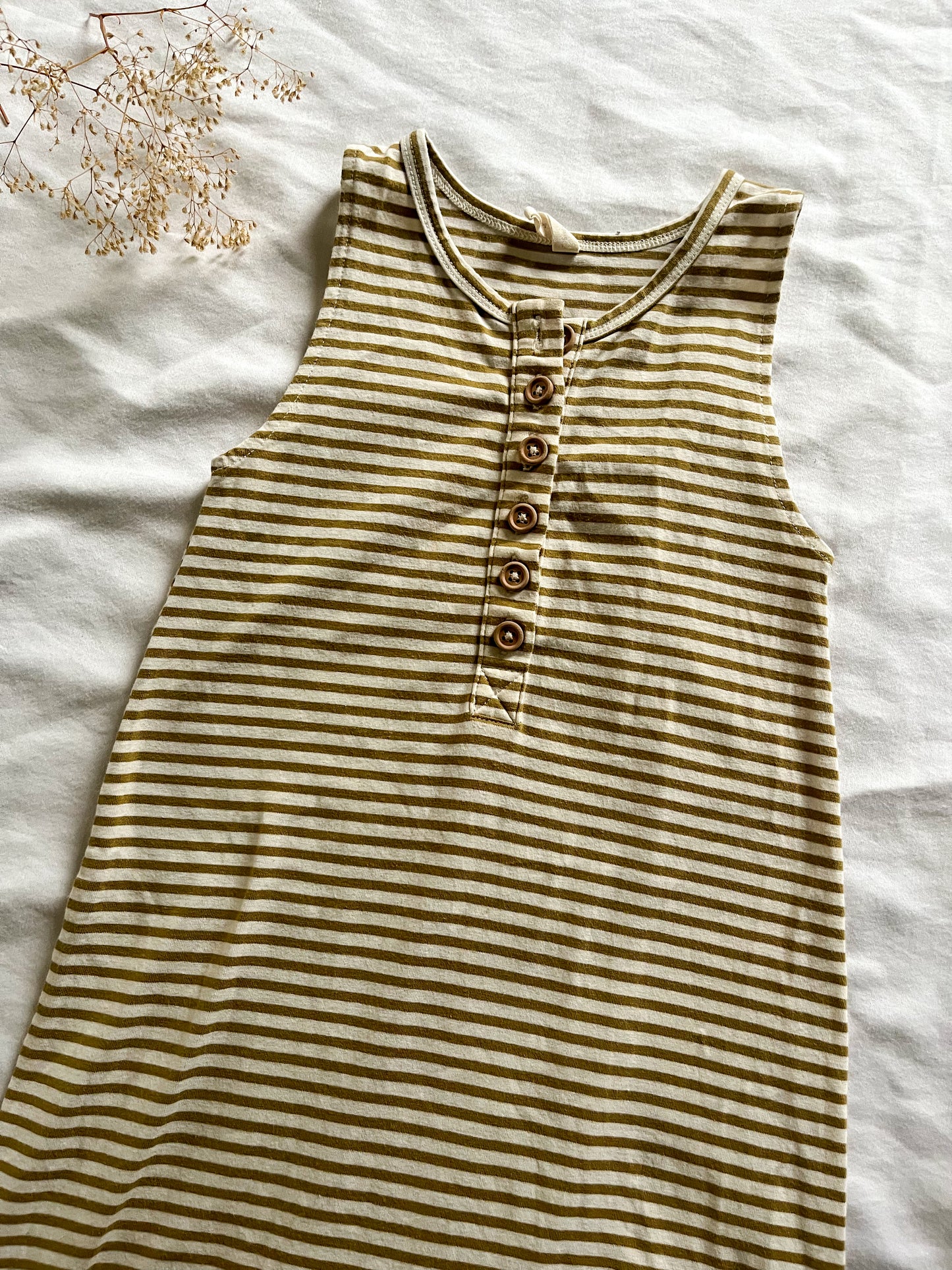 Quincy Mae striped jumpsuit (2/3T)