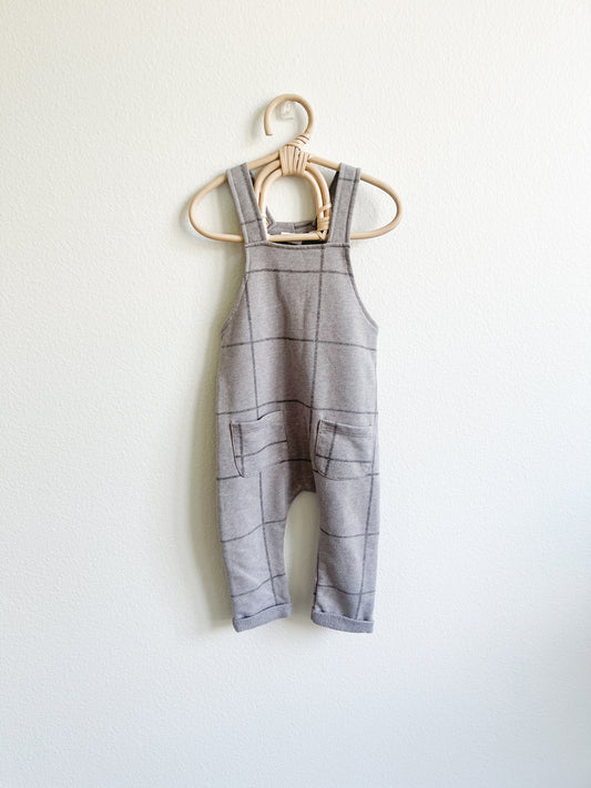 Zara windowpane overalls (12/18)