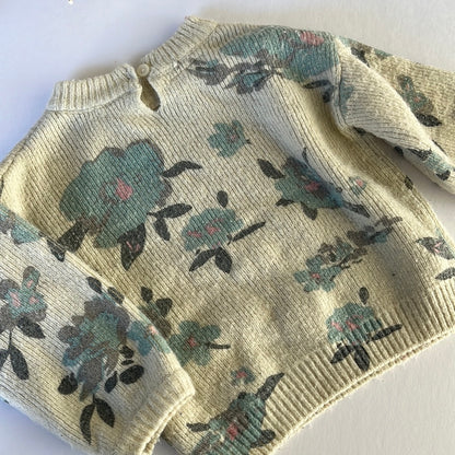 Zara floral knit (9/12)