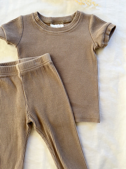 Mebie baby ribbed set (18M)