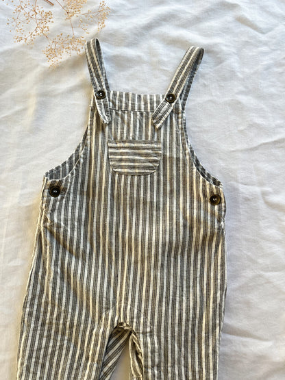 Rylee + Cru overalls railroad stripe (6/12)