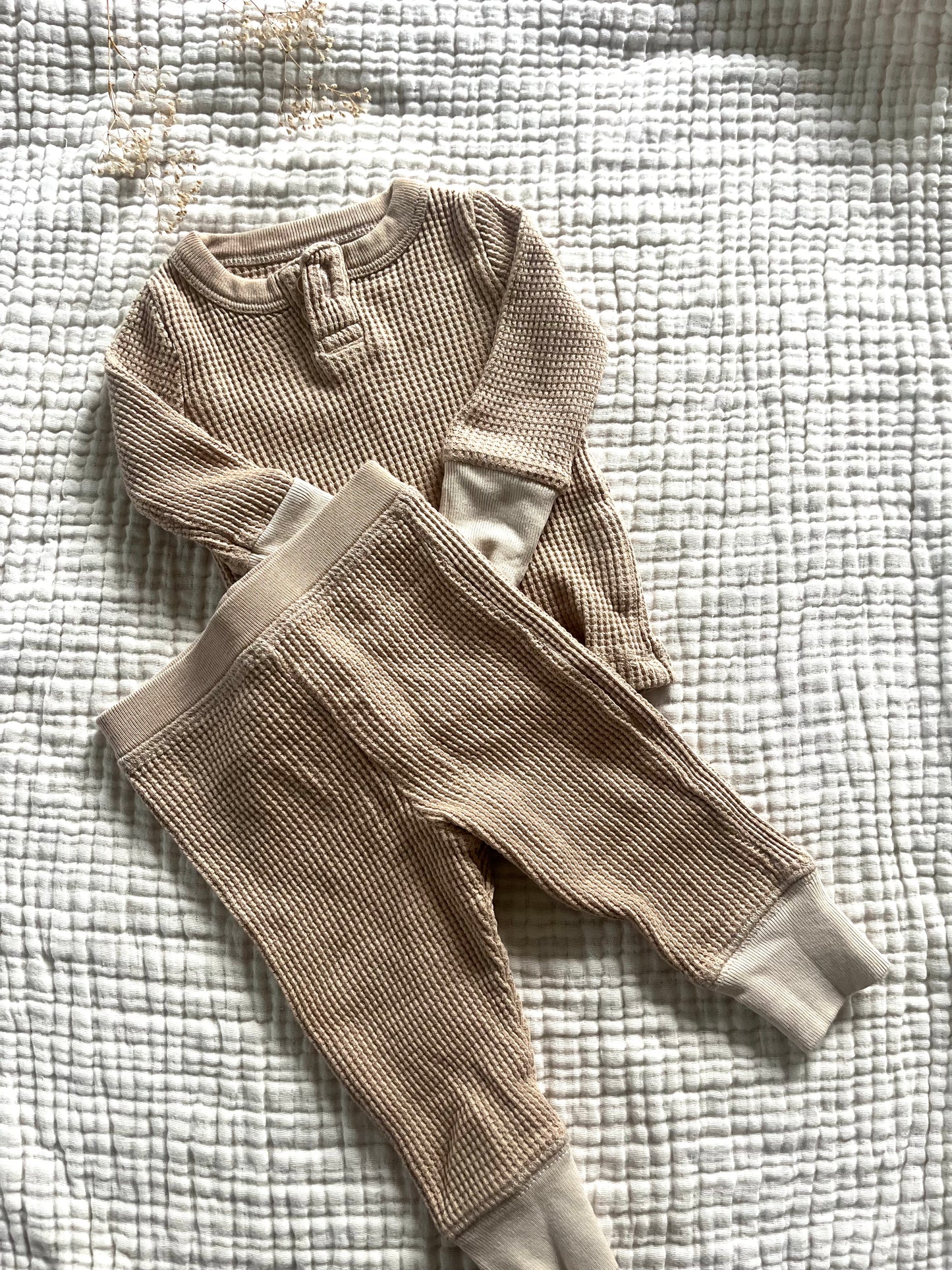 Fin and Vince waffle long John set (3/6)