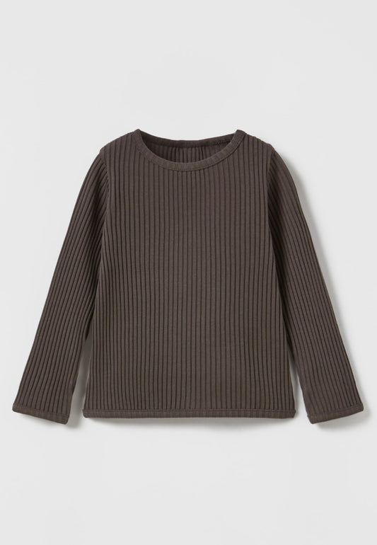 Zara ribbed shirt (3/4T)