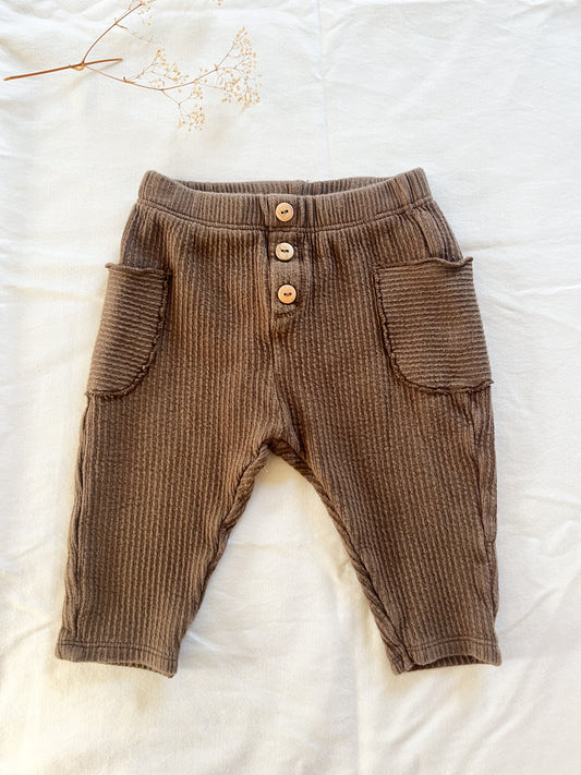 Zara ribbed culottes pants