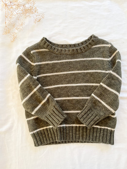 Old navy knitted olive green sweater (18/24)