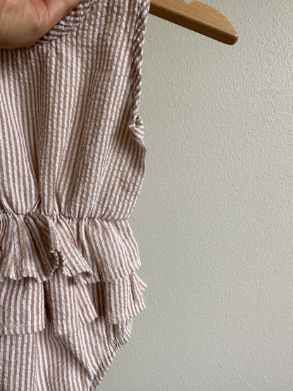 Striped bubble romper (12/18)