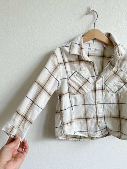 Zara flannel (2/3T)