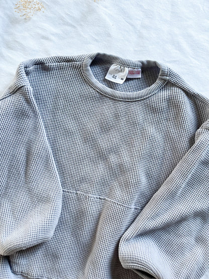 Zara waffle sweatshirt (2/3)