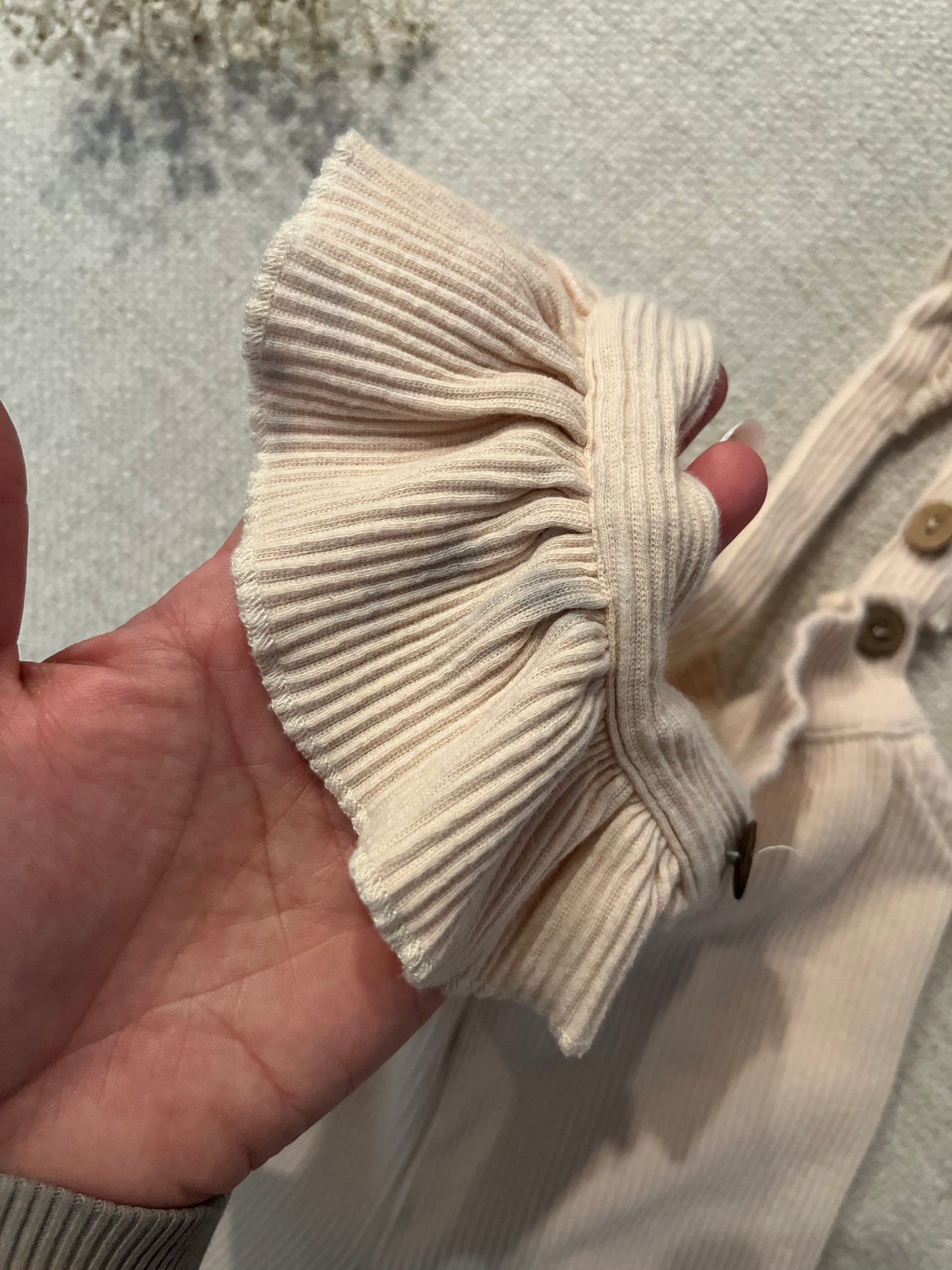 Bow collective ribbed overalls (1Y)