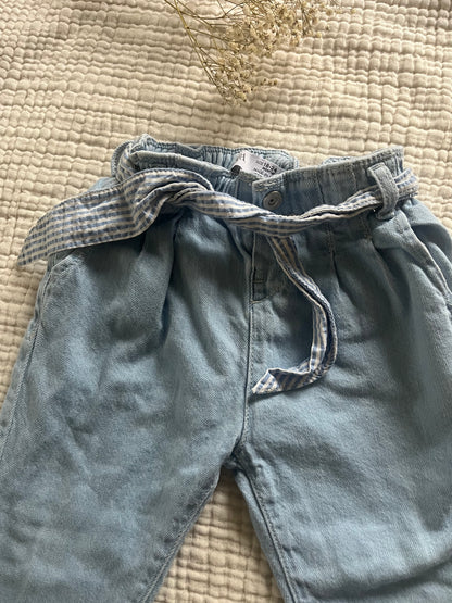 Zara light wash mom jeans (18/24)