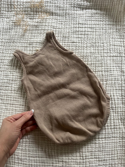 Quincy Mae waffle romper (3/6)