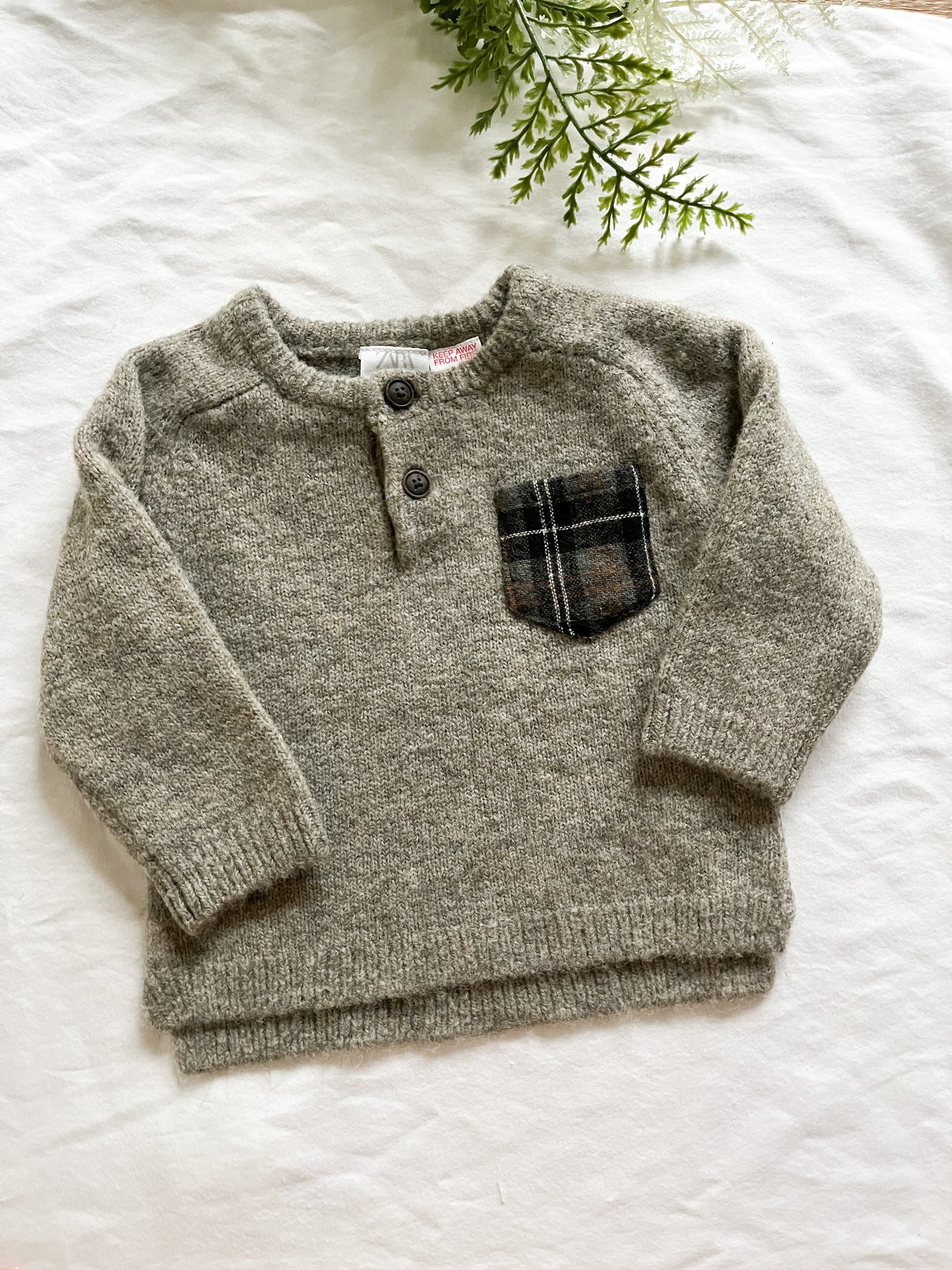 Zara pocket knit sweater (6/9)