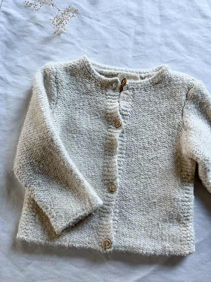 Zara cream knit cardigan (9/12)