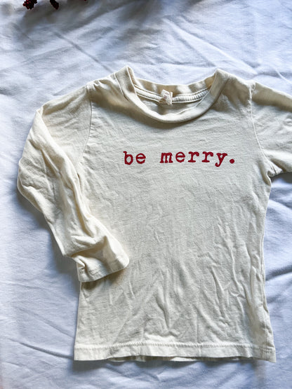 Tenth & pine Merry long sleeve shirt (2/3T)