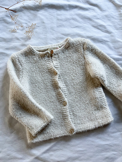 Zara cream knit cardigan (9/12)