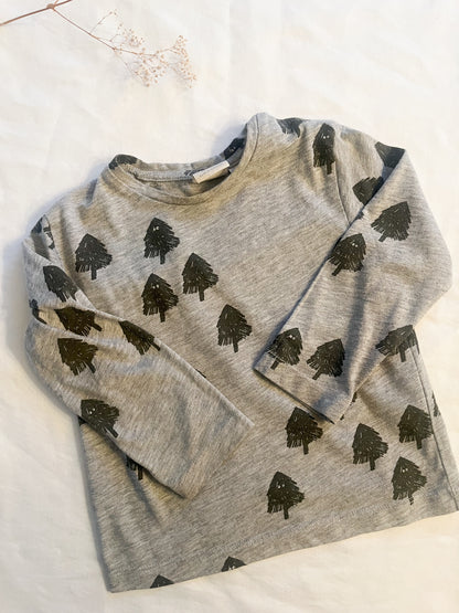 Zara pine tree print long sleeve (18/24)